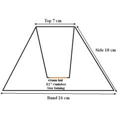 Pliss 7x18x26 Gr Hr T-E27