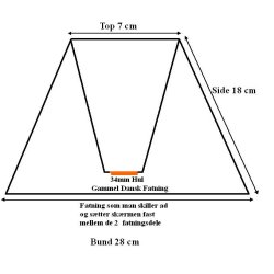 Pliss 7x18x26 Hvid plastik T-E27