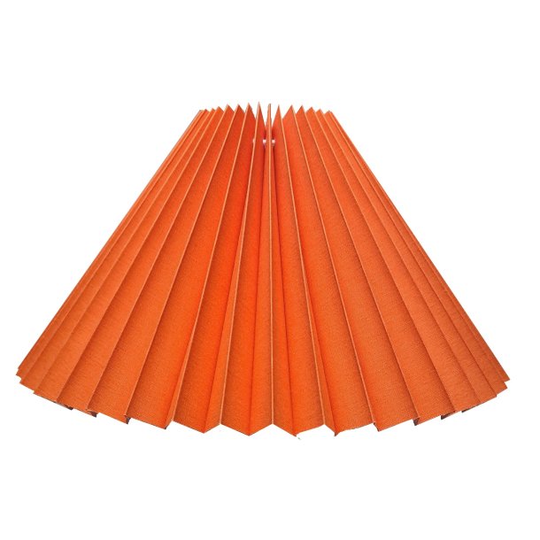 Pliss&eacute; betrk Orange bomuld