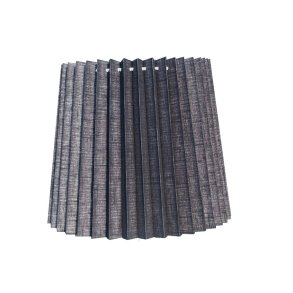 Pliss cylender 17x18x24 Sort Hr T-E27