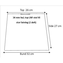 Pliss cylender 24x25x29 Sort Hr LNF