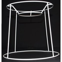 Pliss&eacute; lampeskrm stativ 17,5x18x21 (21 cm) BR