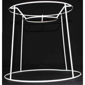 Plissé lampeskrm stativ 17,5x18x21 (21 cm) BR