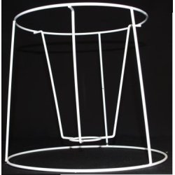 Pliss&eacute; lampeskrm stativ 17,5x18x21 (21 cm) T-E27