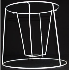 Plissé lampeskrm stativ 17,5x18x21 (21 cm) T-E27