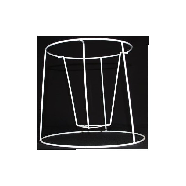 Pliss&eacute; lampeskrm stativ 17,5x18x21 (21 cm) T-E27