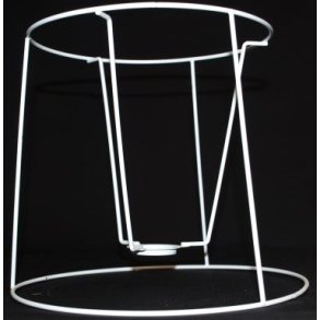 Plissé lampeskrm stativ 17,5x18x21 (21 cm) TNF