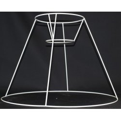 Pliss&eacute; lampeskrm stativ 18x31x42 (35 cm) BR