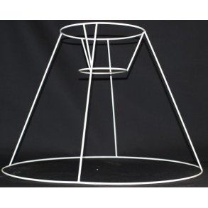 Plissé lampeskrm stativ 18x31x42 (35 cm) BR