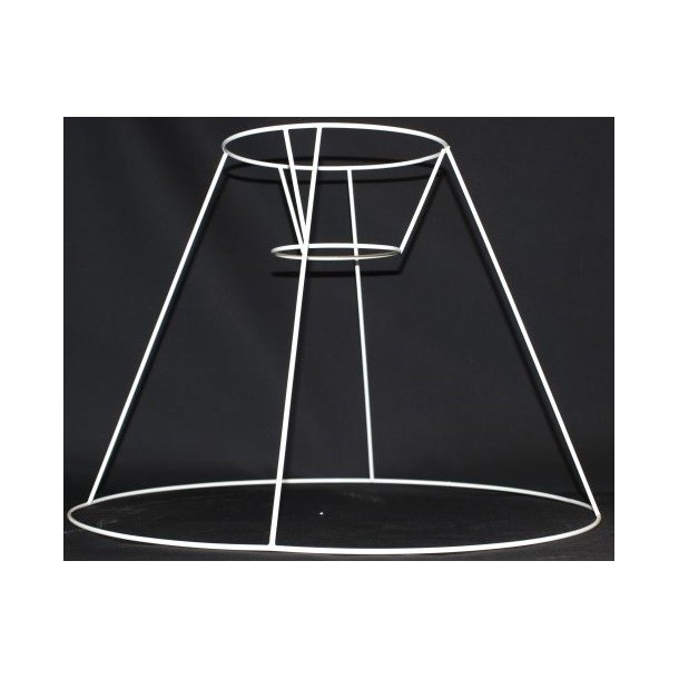 Pliss&eacute; lampeskrm stativ 18x31x42 (35 cm) BR