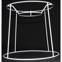 Pliss&eacute; lampeskrm stativ 19,5x20x23 (23 cm) BR