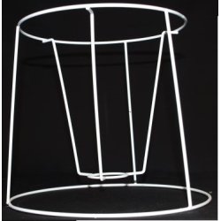 Pliss&eacute; lampeskrm stativ 19,5x20x23 (23 cm) T-E27