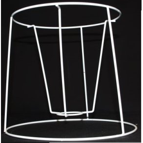 Plissé lampeskrm stativ 19,5x20x23 (23 cm) T-E27