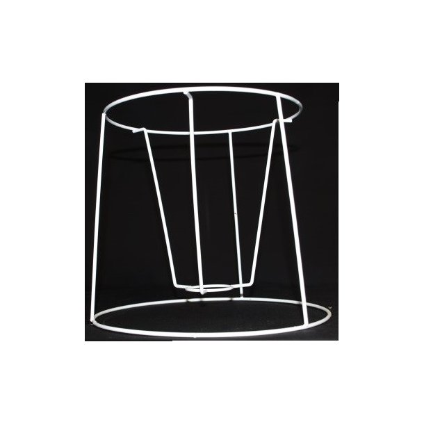 Pliss&eacute; lampeskrm stativ 19,5x20x23 (23 cm) T-E27