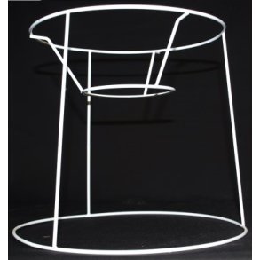 Plissé lampeskrm stativ 21,5x22x25 (25 cm) BR