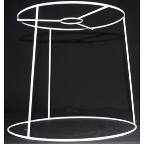 Plissé lampeskrm stativ 21,5x22x25 (25 cm) L-E27