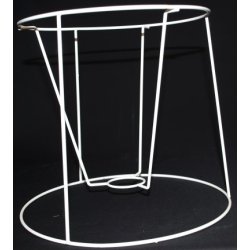 Pliss&eacute; lampeskrm stativ 21,5x22x25 (25 cm) T-E27