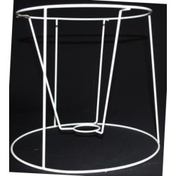 Pliss&eacute; lampeskrm stativ 23,5x24x27 (27 cm) T-E27