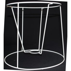 Plissé lampeskrm stativ 23,5x24x27 (27 cm) T-E27