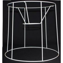 Pliss&eacute; lampeskrm stativ 26,5x27x30 (30 cm) BR