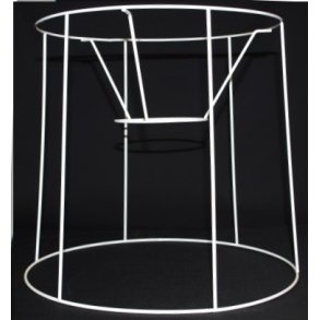 Plissé lampeskrm stativ 26,5x27x30 (30 cm) BR