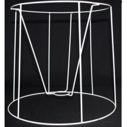 Pliss&eacute; lampeskrm stativ 26,5x27x30 (30 cm) T-E27