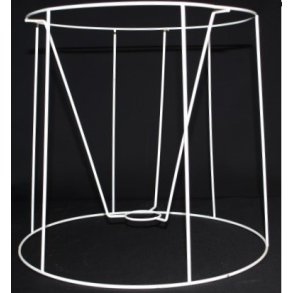 Plissé lampeskrm stativ 26,5x27x30 (30 cm) T-E27