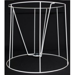 Pliss&eacute; lampeskrm stativ 26,5x27x30 (30 cm) TNF