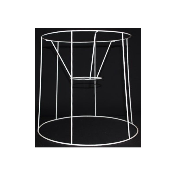 Pliss&eacute; lampeskrm stativ 28,5x30x33 (33 cm) BR