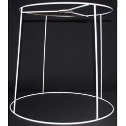 Pliss&eacute; lampeskrm stativ 28,5x30x33 (33 cm) L-E27