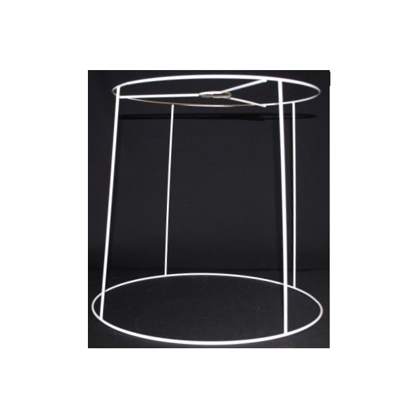 Pliss&eacute; lampeskrm stativ 28,5x30x33 (33 cm) L-E27