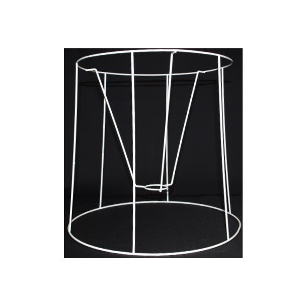 Pliss&eacute; lampeskrm stativ 28,5x30x33 (33 cm) T-E27