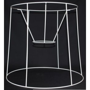 Plissé lampeskrm stativ 29,5x32x35 (35 cm) BR