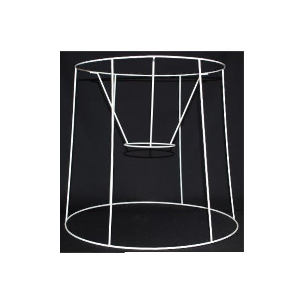 Pliss&eacute; lampeskrm stativ 29,5x32x35 (35 cm) BR