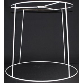 Plissé lampeskrm stativ 29,5x32x35 (35 cm) L-E27