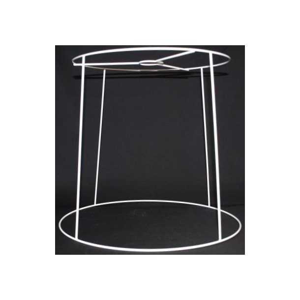 Pliss&eacute; lampeskrm stativ 29,5x32x35 (35 cm) L-E27