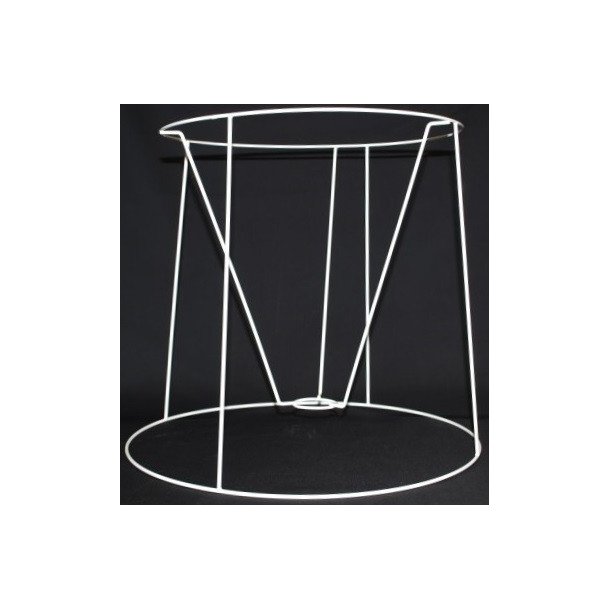 Pliss&eacute; lampeskrm stativ 29,5x32x35 (35cm) T-E27