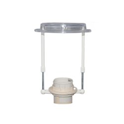 Pliss med runde kanter 14x30x48 Hvid plastik BR