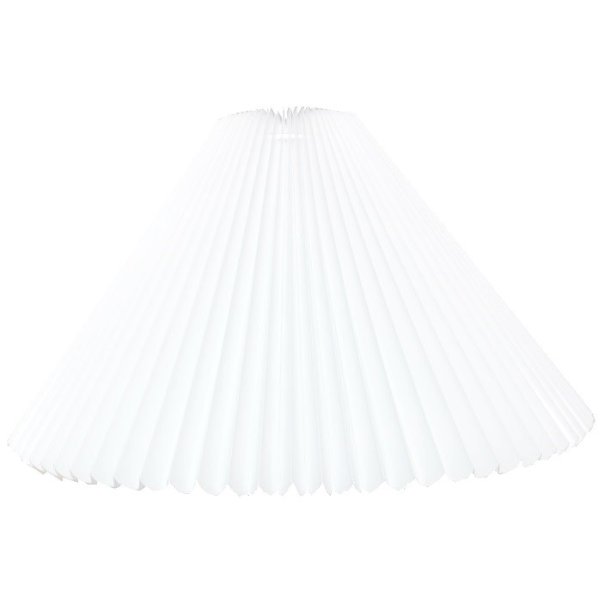 Pliss med runde kanter 14x30x48 Hvid plastik LNF