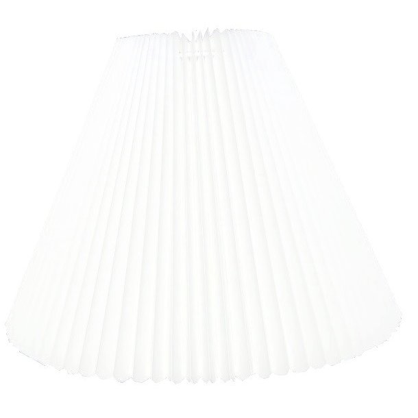 Pliss med runde kanter 16x30x42 Hvid plastik BR