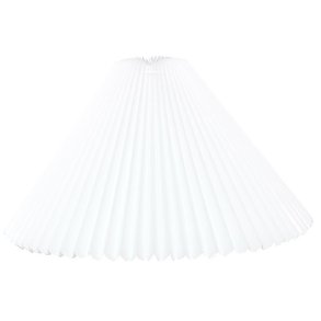 Pliss med runde kanter 8x21x32 Hvid plastik T-E27