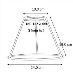 Plisse stativ 10x18x24 (21cm) LNF