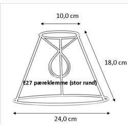 Plisse stativ 10x18x24 (21cm) SK