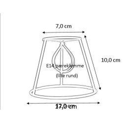 Plisse stativ 7x10x12 (13cm) KP