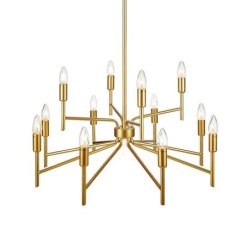 Regent lysekrone guld 70