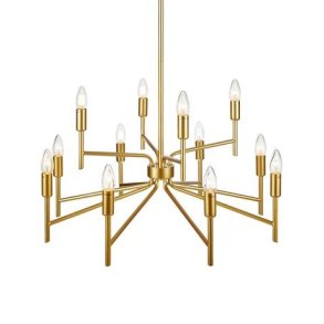 Regent lysekrone guld 70