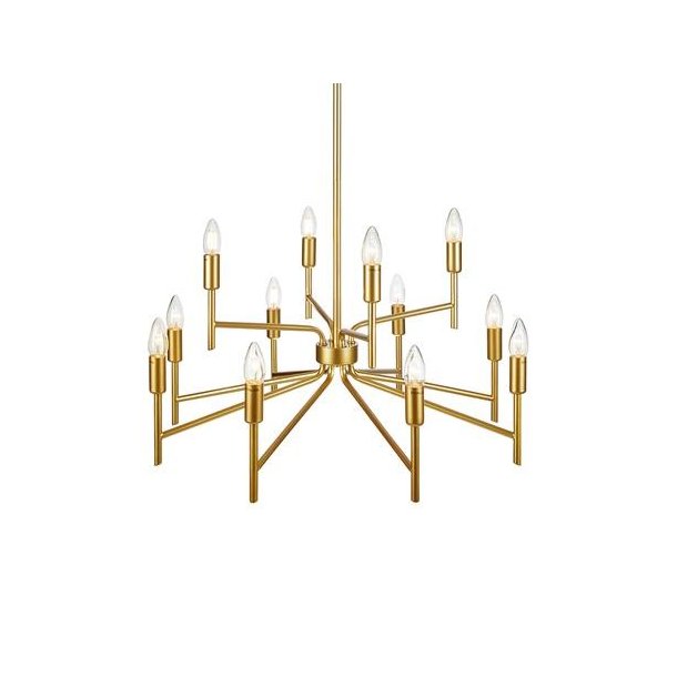 Regent lysekrone guld 70