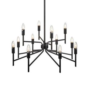 Regent lysekrone sort 70