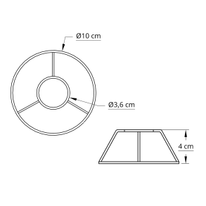 Ring st 10,0 cm hvid
