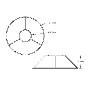 Ring st 15,0 cm hvid